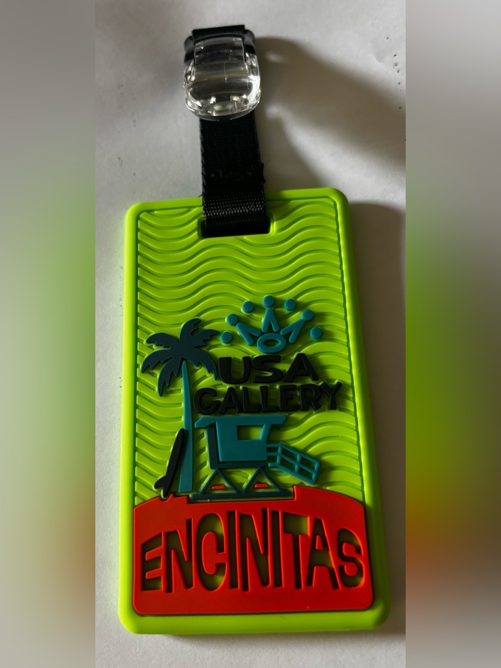 NWT Scotty Cameron Gallery USA Encinitas Rubber Leash Tower 21 Beach Lime Golf